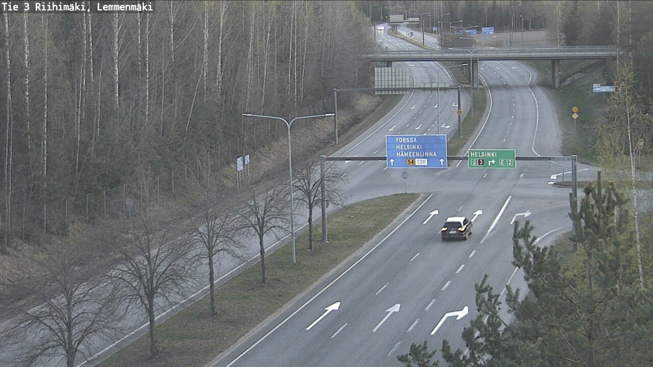 Weather Camera Image Road 3 Riihimäki, Lemmenmäki, Riihimäki, Kanta-Häme