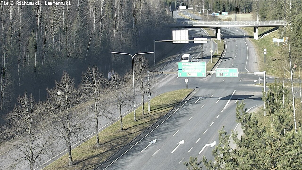Weather Camera Image Road 3 Riihimäki, Lemmenmäki, Riihimäki, Kanta-Häme