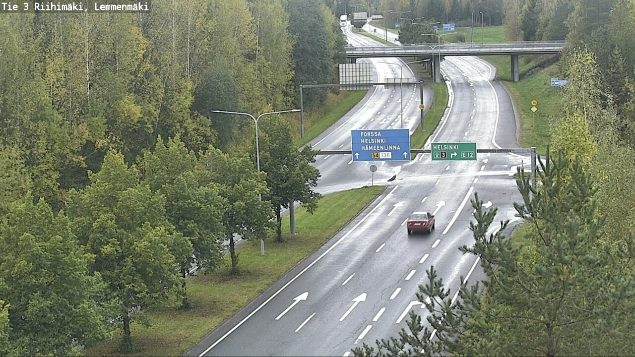 Weather Camera Image Väg 3 Riihimäki, Lemmenmäki, Riihimäki, Kanta-Häme