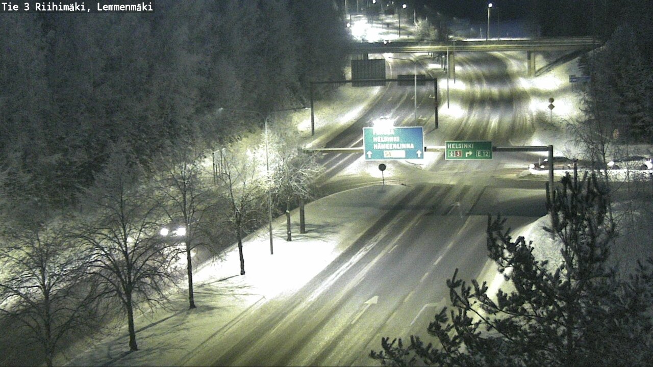 Weather Camera Image Road 3 Riihimäki, Lemmenmäki, Riihimäki, Kanta-Häme