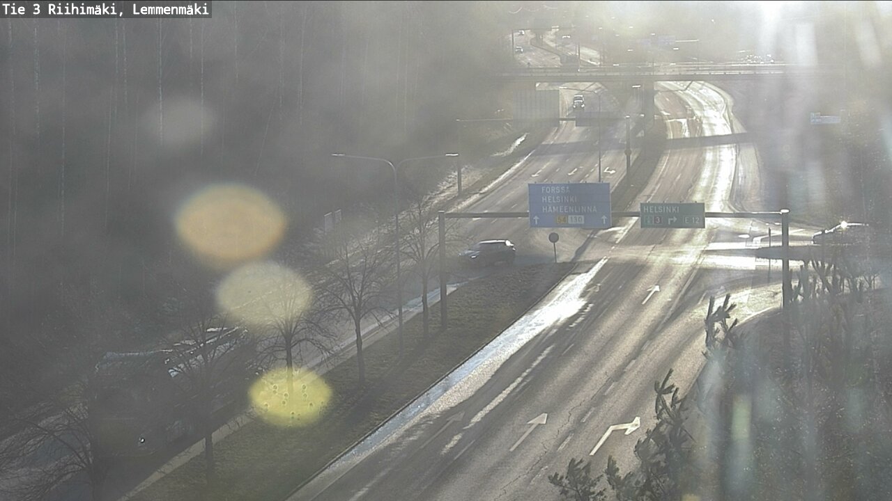 Weather Camera Image Road 3 Riihimäki, Lemmenmäki, Riihimäki, Kanta-Häme