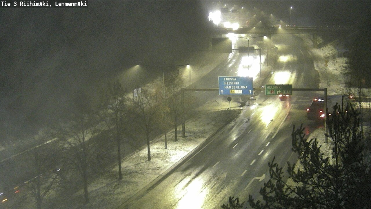 Weather Camera Image Road 3 Riihimäki, Lemmenmäki, Riihimäki, Kanta-Häme