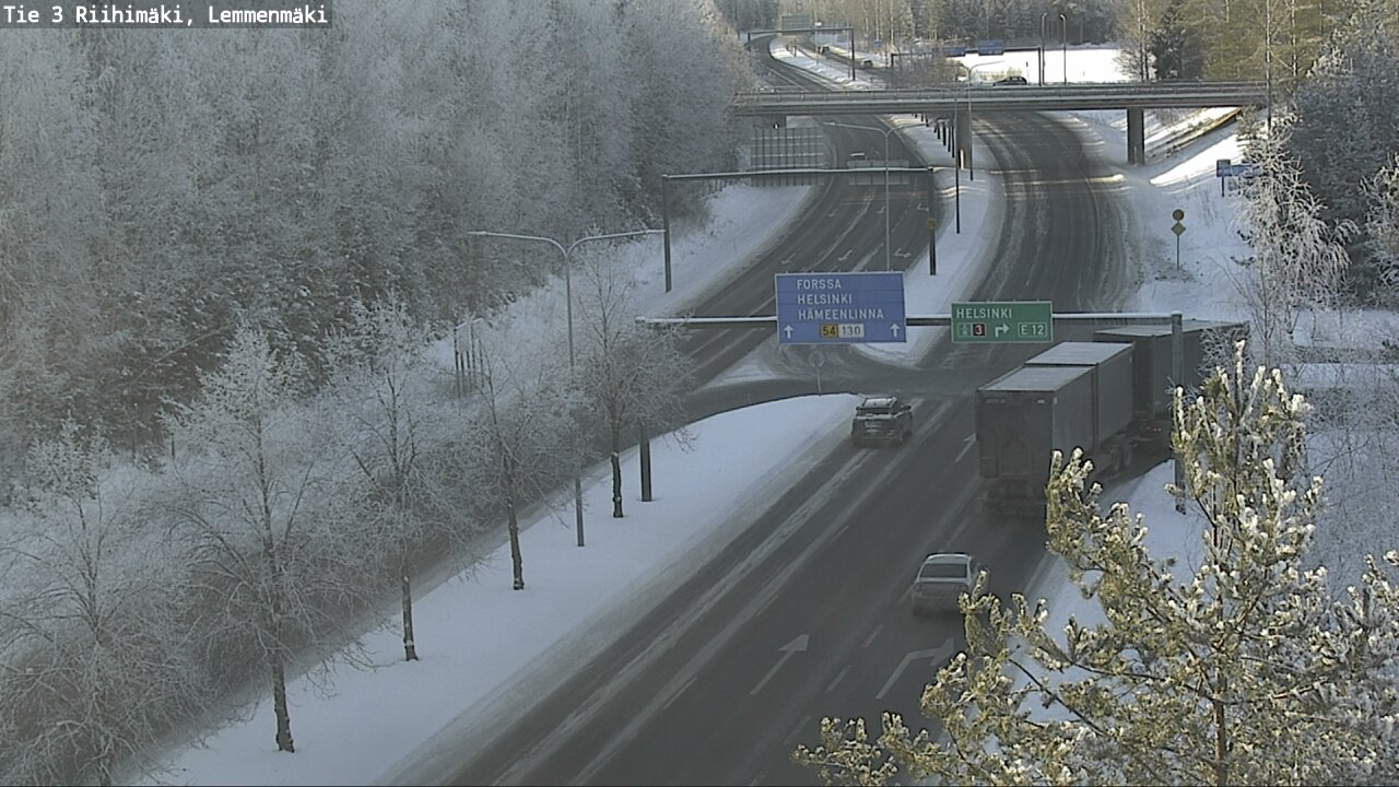 Weather Camera Image Road 3 Riihimäki, Lemmenmäki, Riihimäki, Kanta-Häme