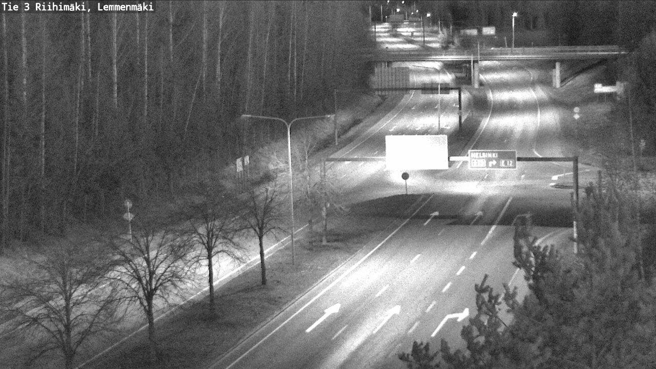 Weather Camera Image Road 3 Riihimäki, Lemmenmäki, Riihimäki, Kanta-Häme