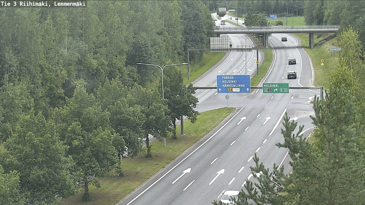 Weather Camera Image Road 3 Riihimäki, Lemmenmäki, Riihimäki, Kanta-Häme