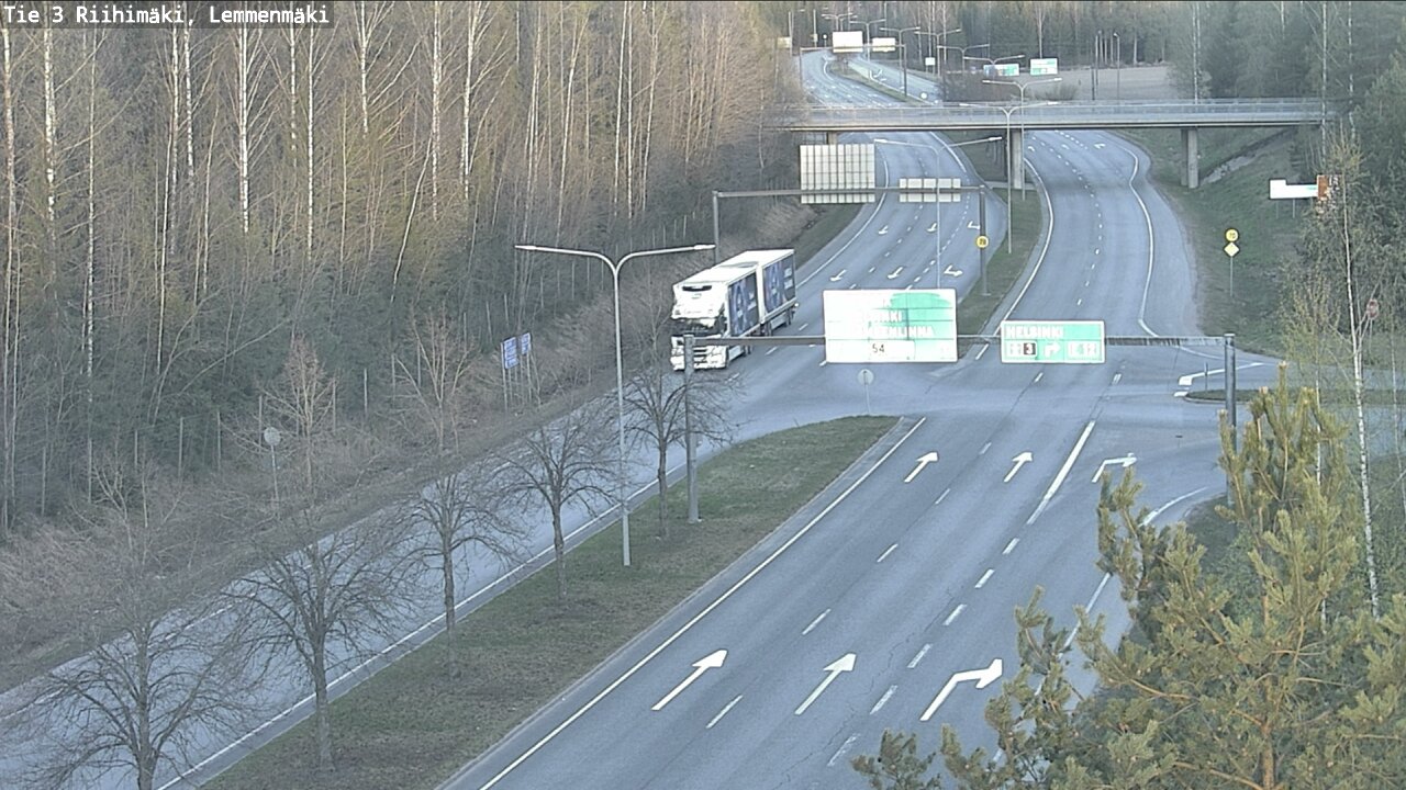 Weather Camera Image Road 3 Riihimäki, Lemmenmäki, Riihimäki, Kanta-Häme