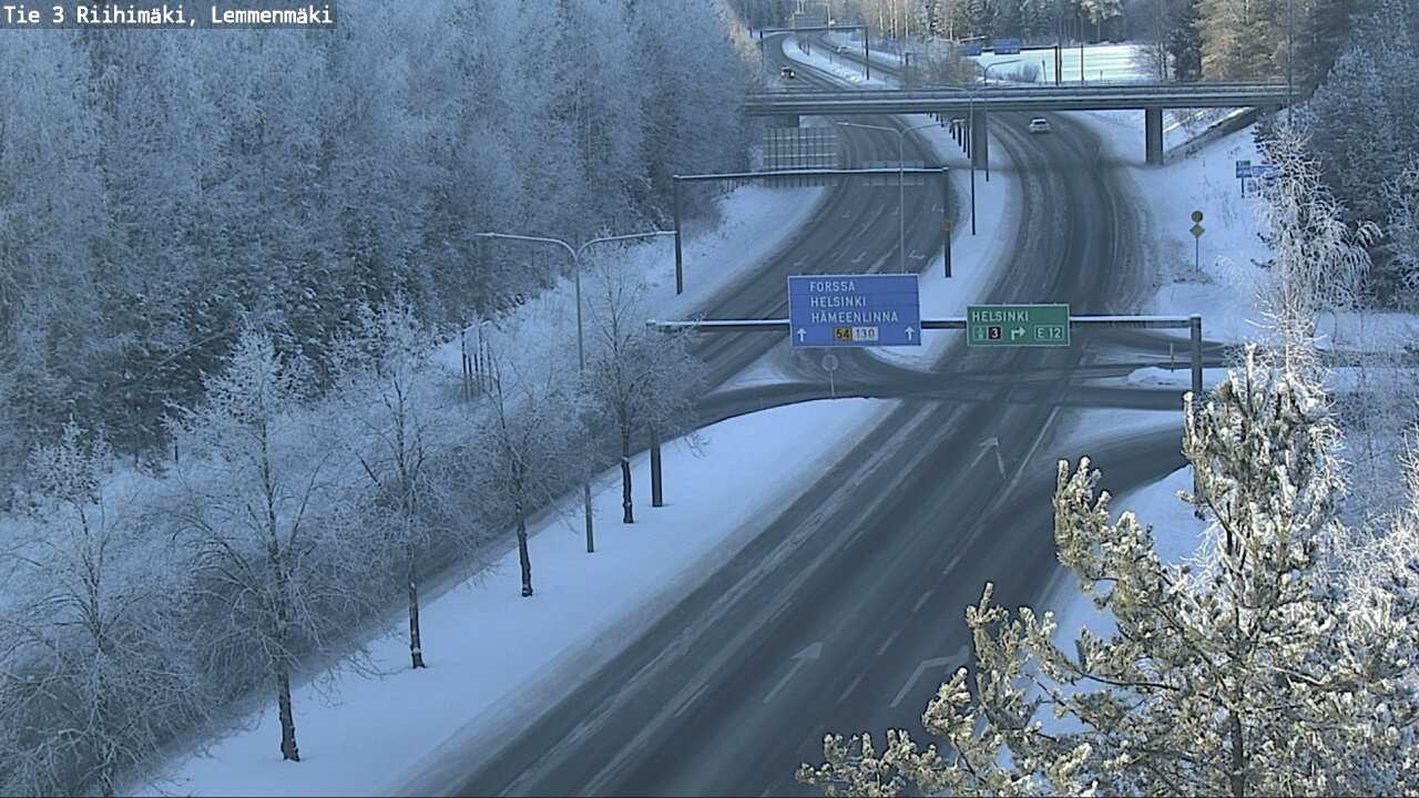 Weather Camera Image Road 3 Riihimäki, Lemmenmäki, Riihimäki, Kanta-Häme