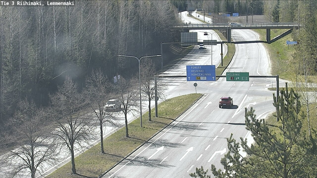 Weather Camera Image Road 3 Riihimäki, Lemmenmäki, Riihimäki, Kanta-Häme