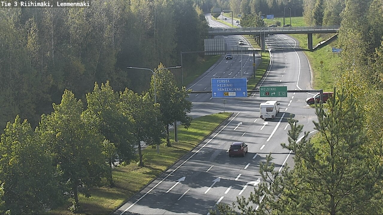 Weather Camera Image Road 3 Riihimäki, Lemmenmäki, Riihimäki, Kanta-Häme