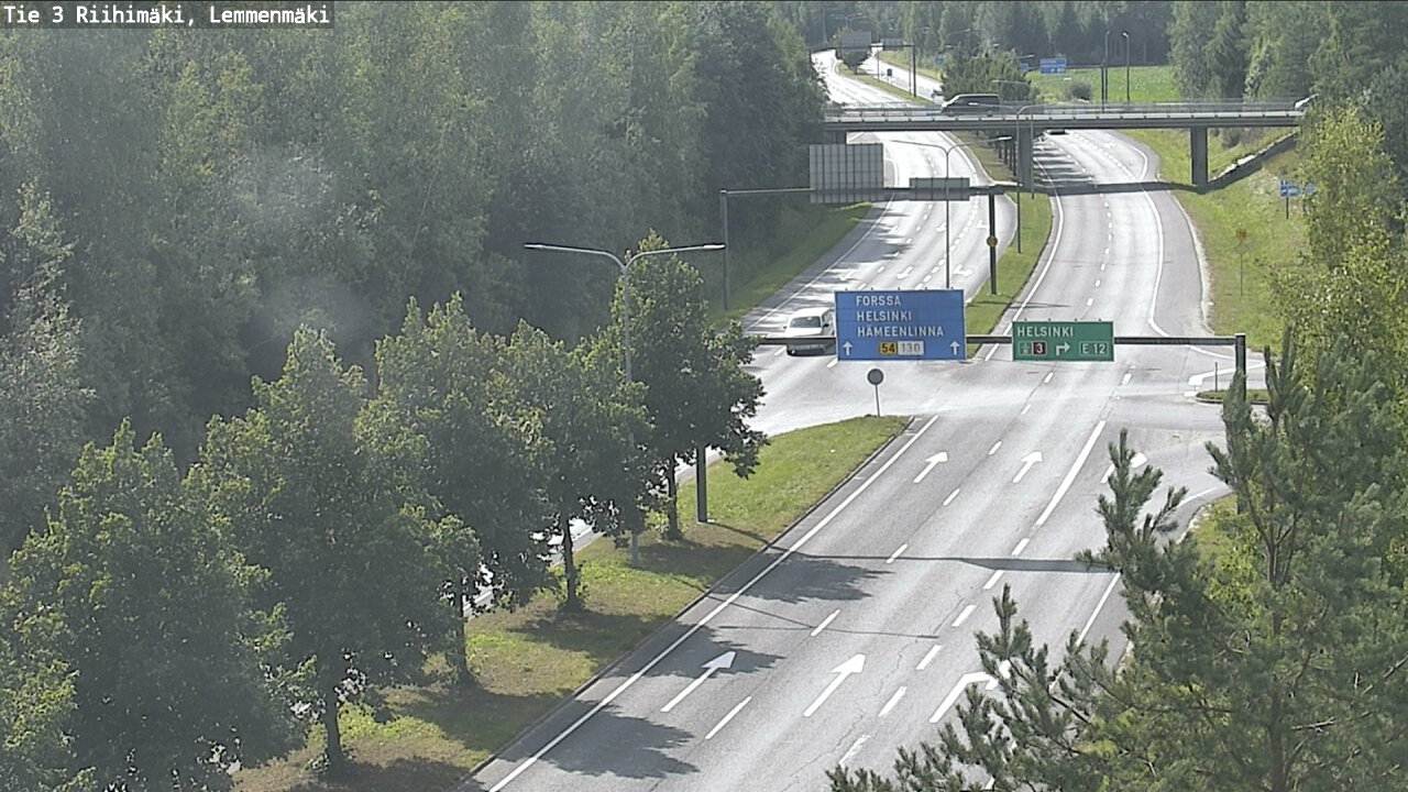 Weather Camera Image Road 3 Riihimäki, Lemmenmäki, Riihimäki, Kanta-Häme