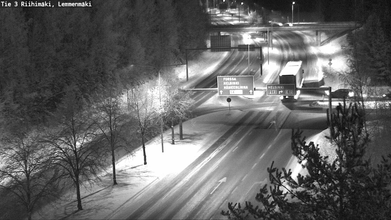 Weather Camera Image Väg 3 Riihimäki, Lemmenmäki, Riihimäki, Kanta-Häme