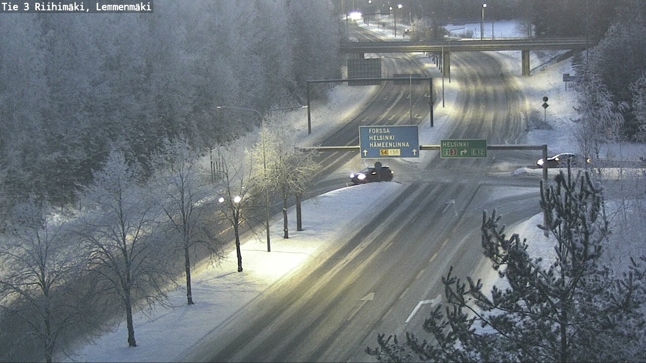 Weather Camera Image Road 3 Riihimäki, Lemmenmäki, Riihimäki, Kanta-Häme