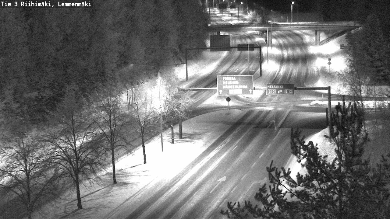 Weather Camera Image Väg 3 Riihimäki, Lemmenmäki, Riihimäki, Kanta-Häme
