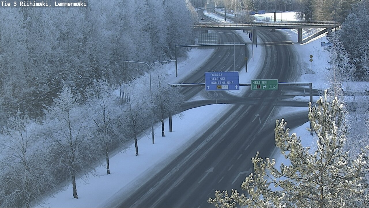 Weather Camera Image Road 3 Riihimäki, Lemmenmäki, Riihimäki, Kanta-Häme