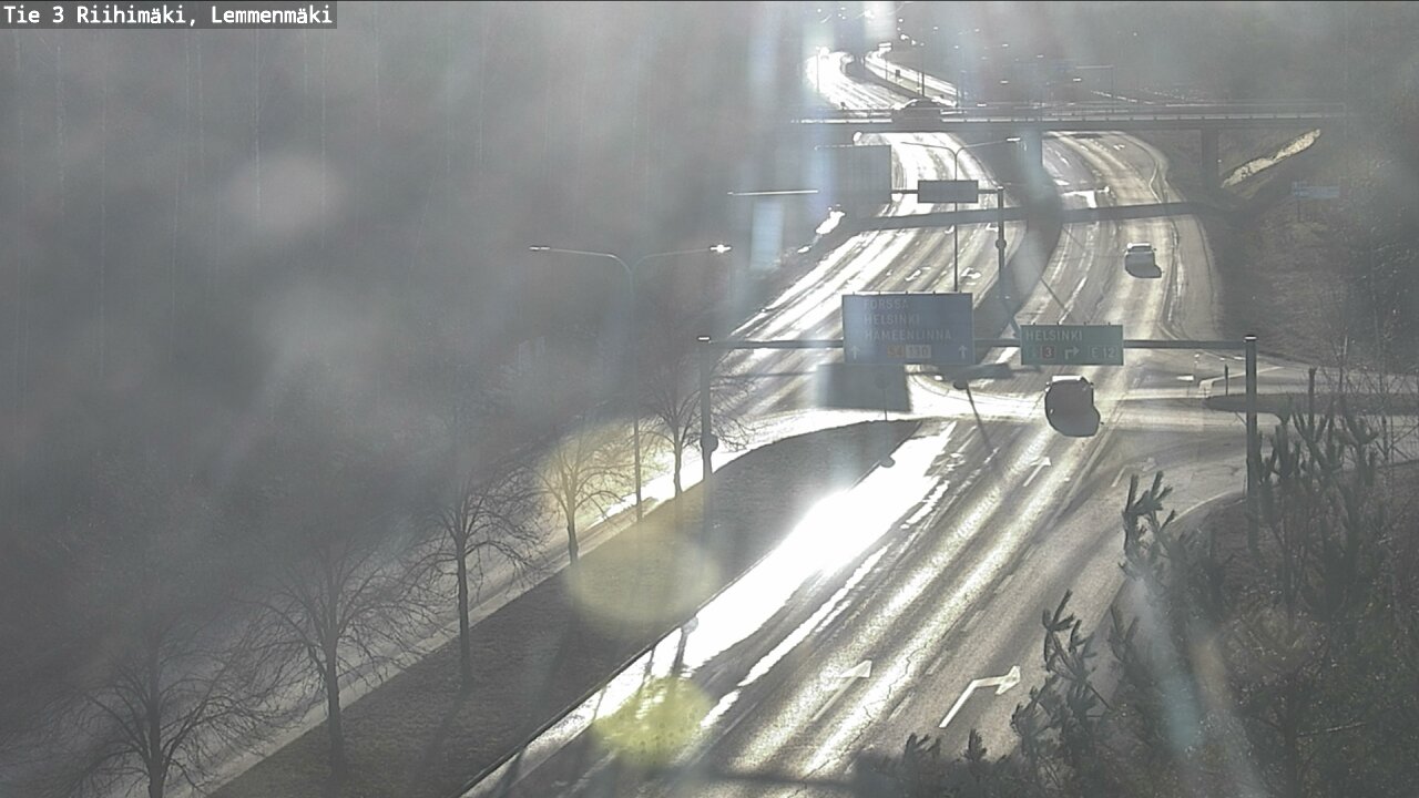 Weather Camera Image Road 3 Riihimäki, Lemmenmäki, Riihimäki, Kanta-Häme