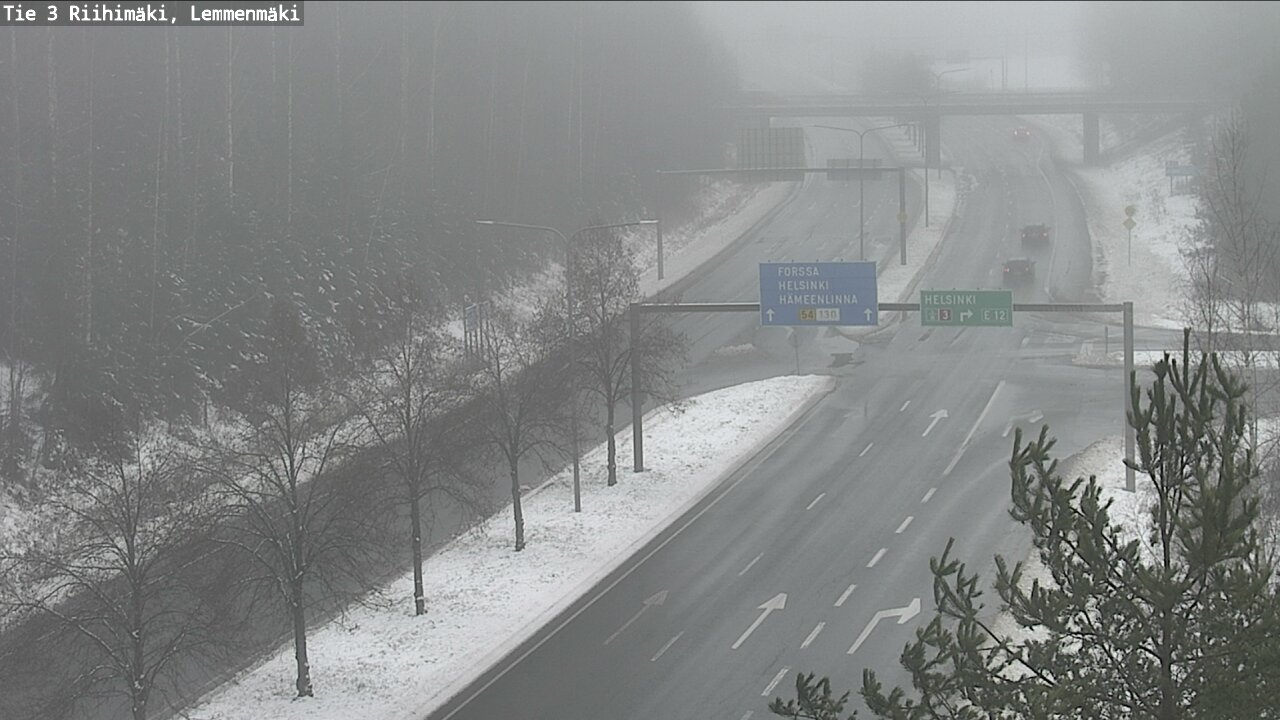 Weather Camera Image Road 3 Riihimäki, Lemmenmäki, Riihimäki, Kanta-Häme