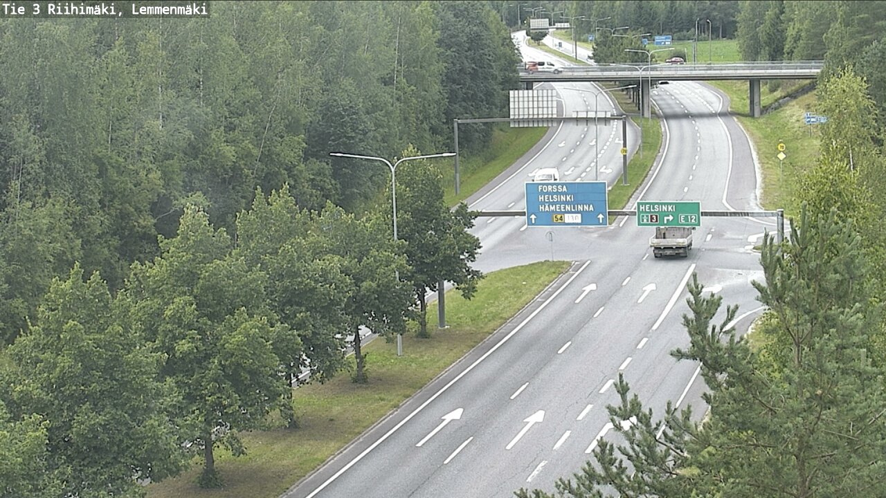 Weather Camera Image Road 3 Riihimäki, Lemmenmäki, Riihimäki, Kanta-Häme
