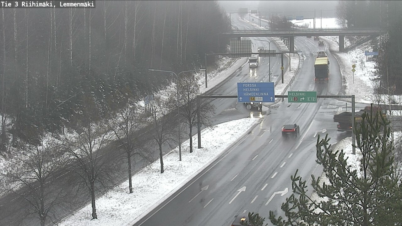 Weather Camera Image Road 3 Riihimäki, Lemmenmäki, Riihimäki, Kanta-Häme