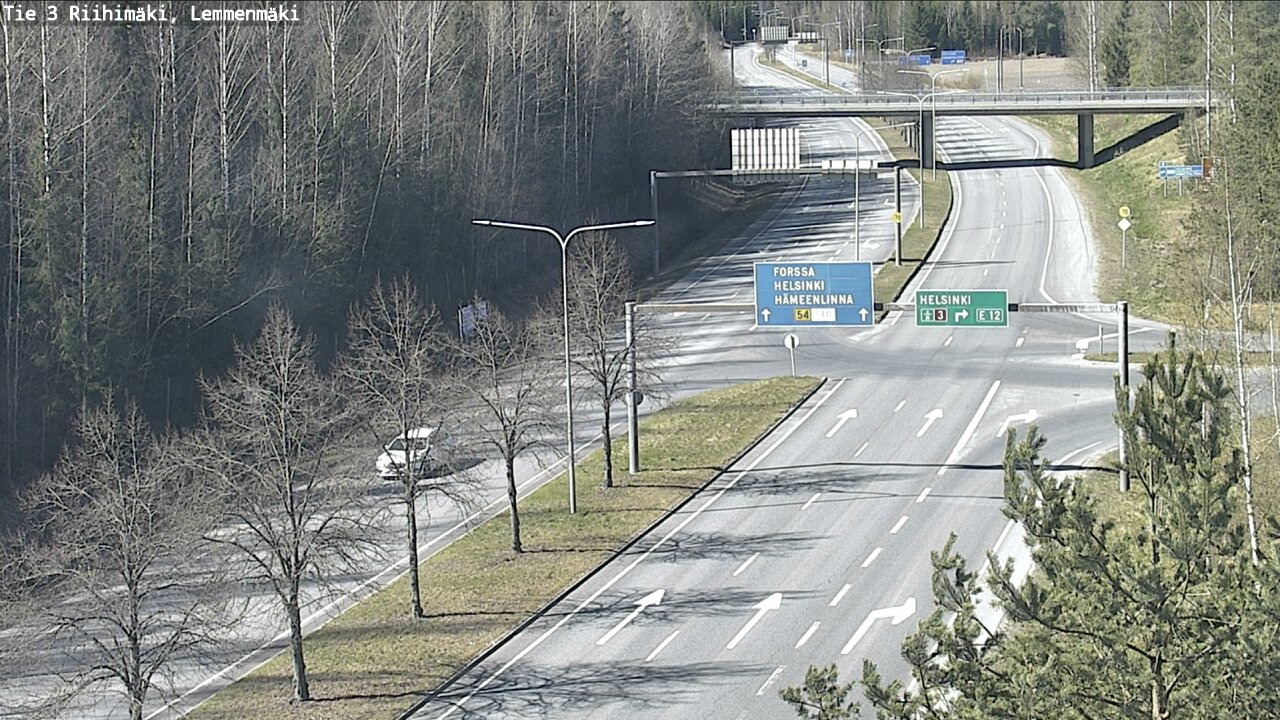 Weather Camera Image Road 3 Riihimäki, Lemmenmäki, Riihimäki, Kanta-Häme