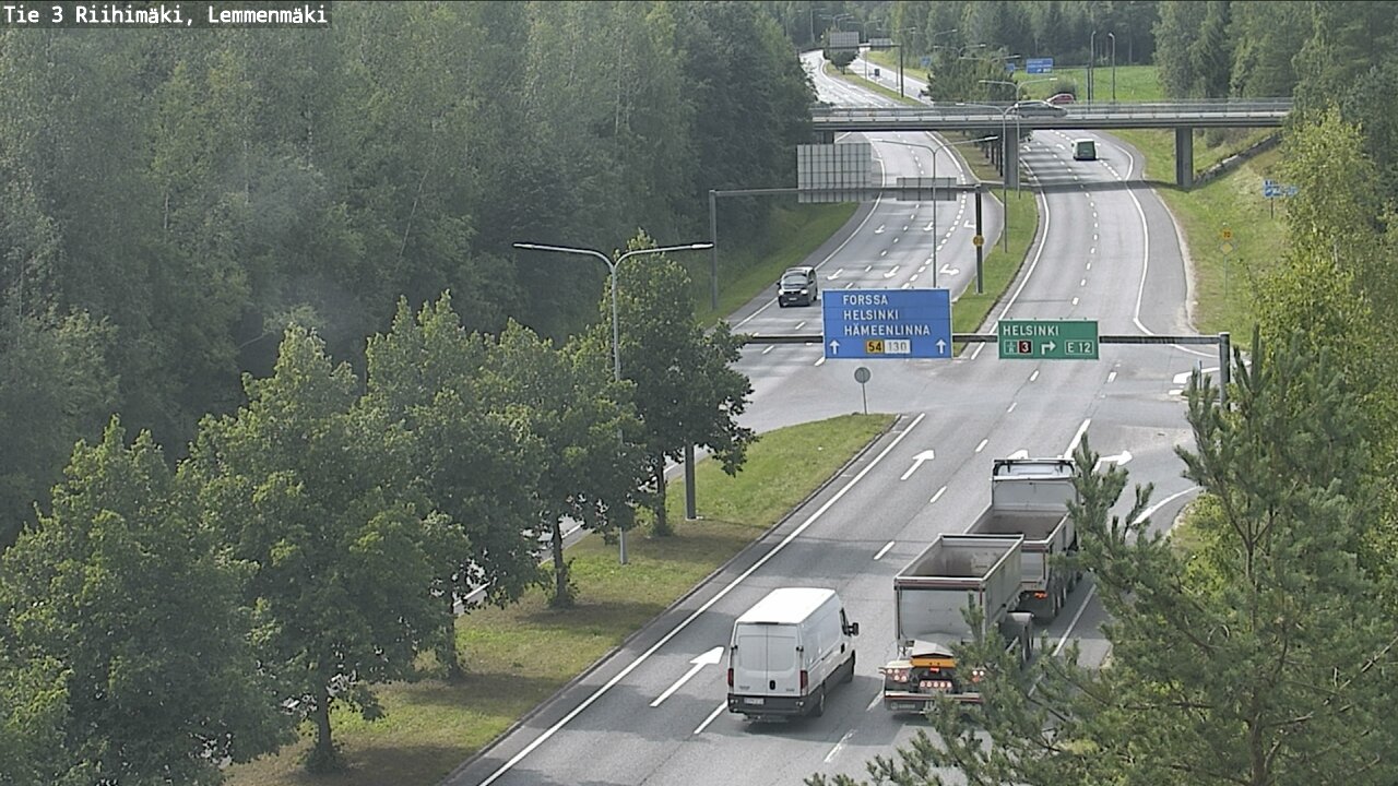 Weather Camera Image Road 3 Riihimäki, Lemmenmäki, Riihimäki, Kanta-Häme