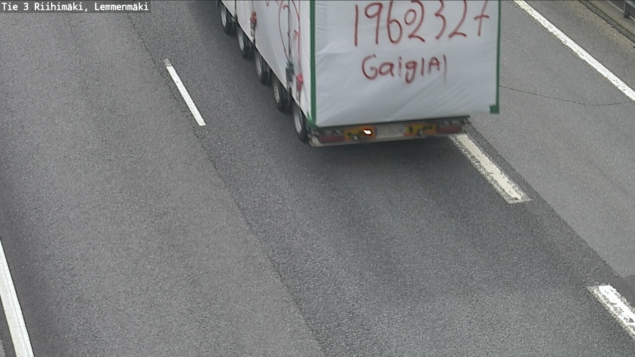 Weather Camera Image Road 3 Riihimäki, Lemmenmäki, Riihimäki, Kanta-Häme