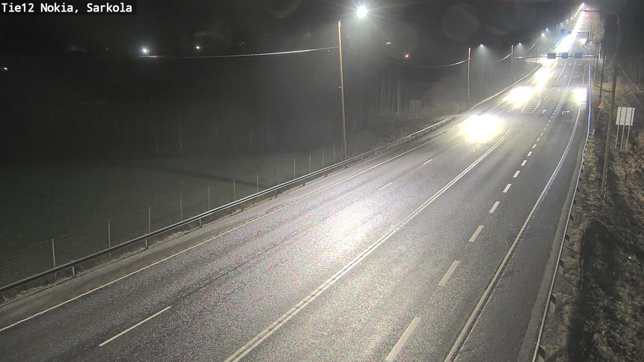 Weather Camera Image Väg 12 Nokia, Sarkola, Nokia, Pirkanmaa