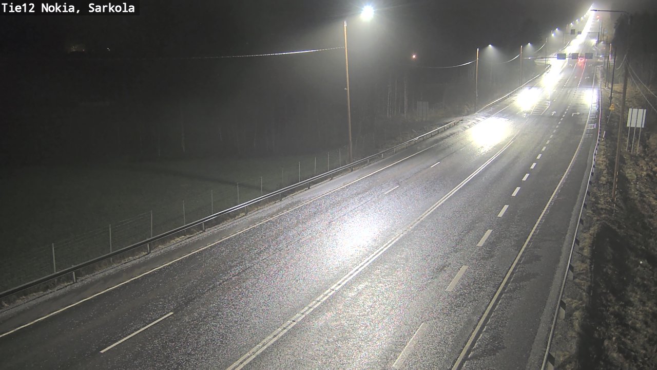 Weather Camera Image Road 12 Nokia, Sarkola, Nokia, Pirkanmaa