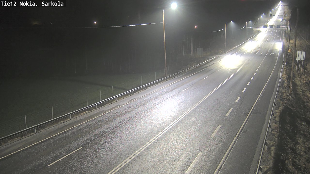 Weather Camera Image Väg 12 Nokia, Sarkola, Nokia, Pirkanmaa