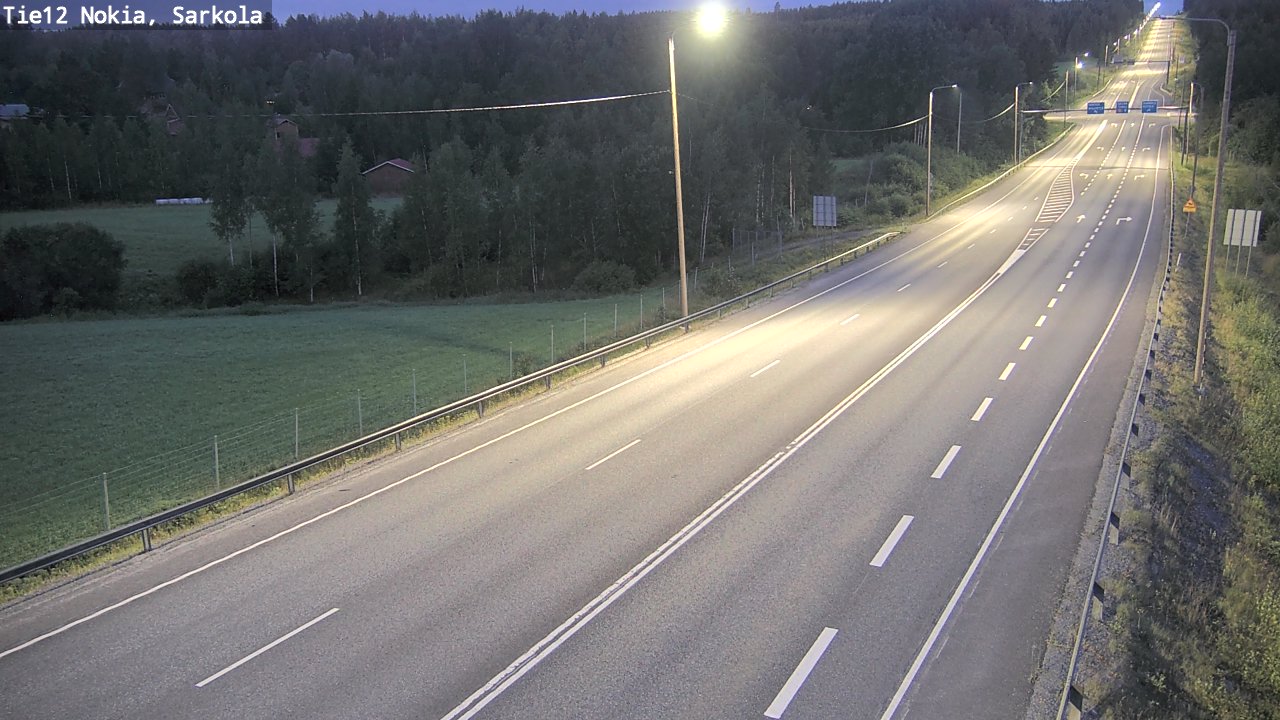 Weather Camera Image Väg 12 Nokia, Sarkola, Nokia, Pirkanmaa