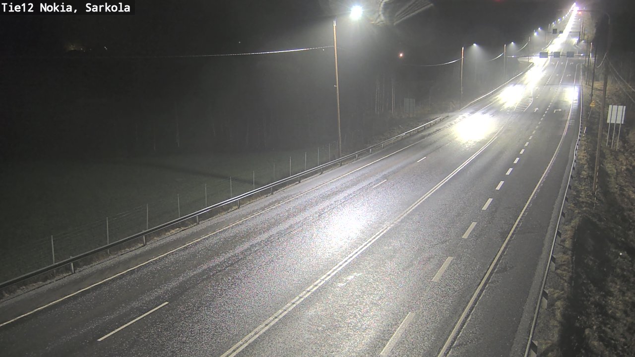 Weather Camera Image Väg 12 Nokia, Sarkola, Nokia, Pirkanmaa