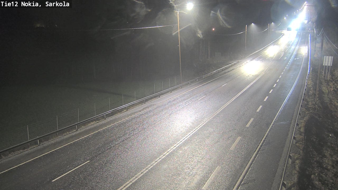 Weather Camera Image Väg 12 Nokia, Sarkola, Nokia, Pirkanmaa
