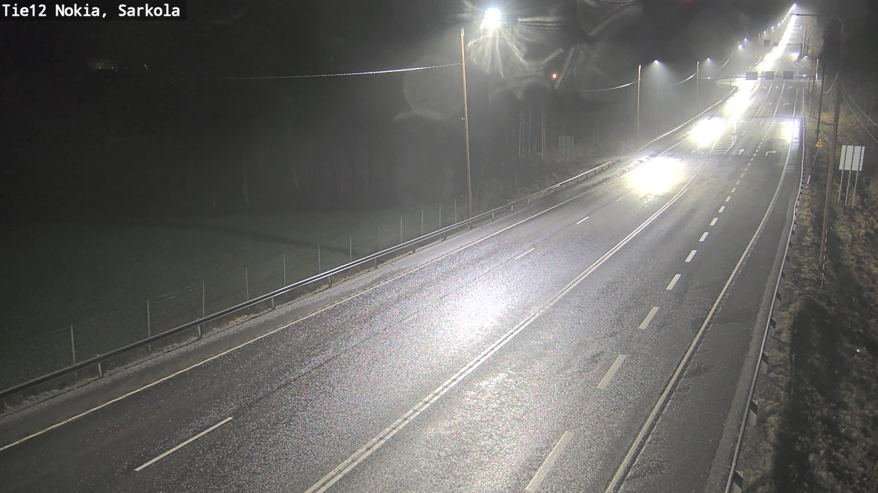 Weather Camera Image Väg 12 Nokia, Sarkola, Nokia, Pirkanmaa