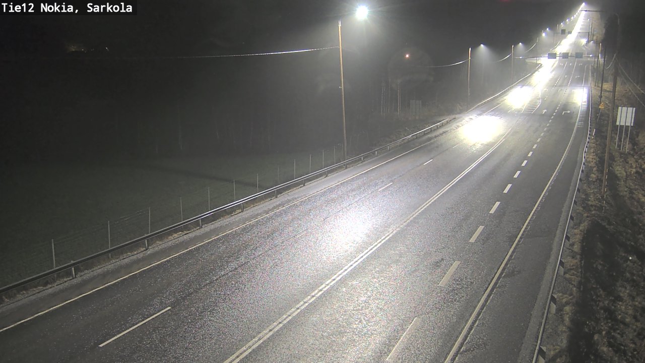 Weather Camera Image Väg 12 Nokia, Sarkola, Nokia, Pirkanmaa