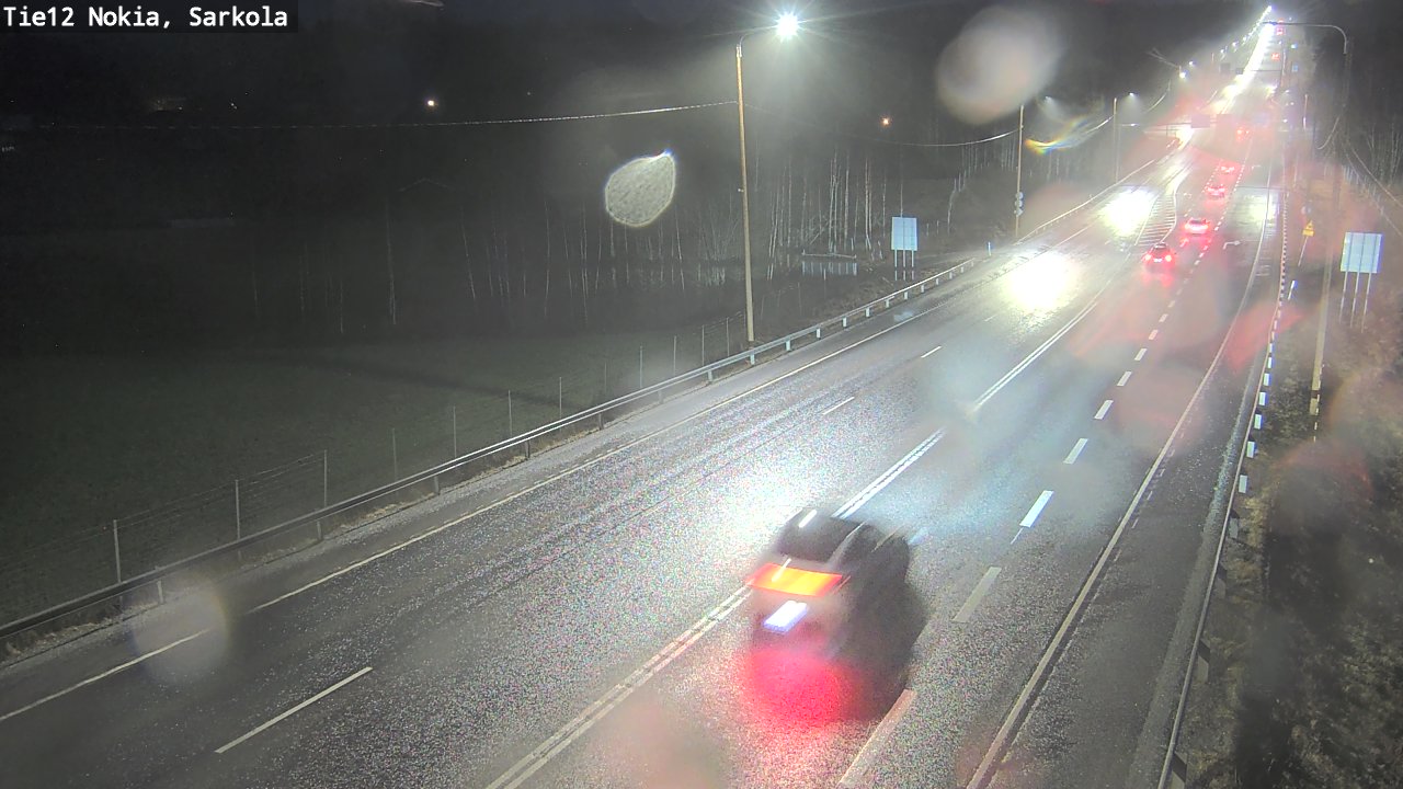 Weather Camera Image Road 12 Nokia, Sarkola, Nokia, Pirkanmaa