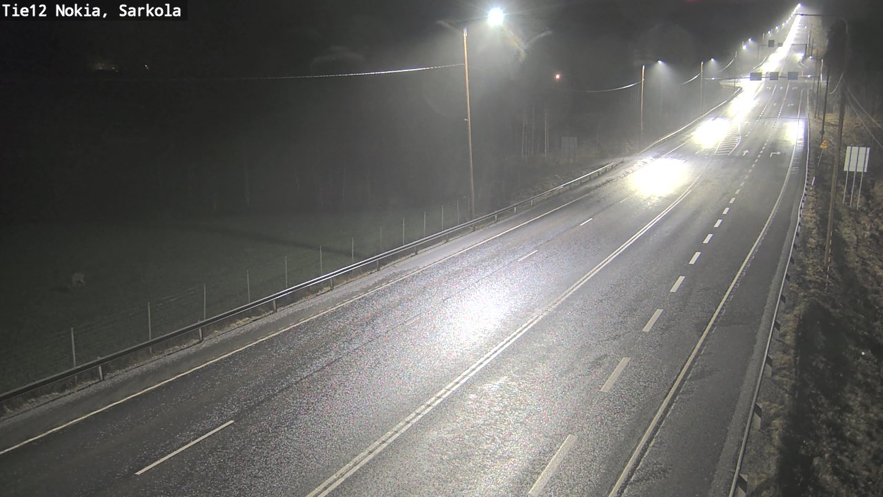 Weather Camera Image Väg 12 Nokia, Sarkola, Nokia, Pirkanmaa