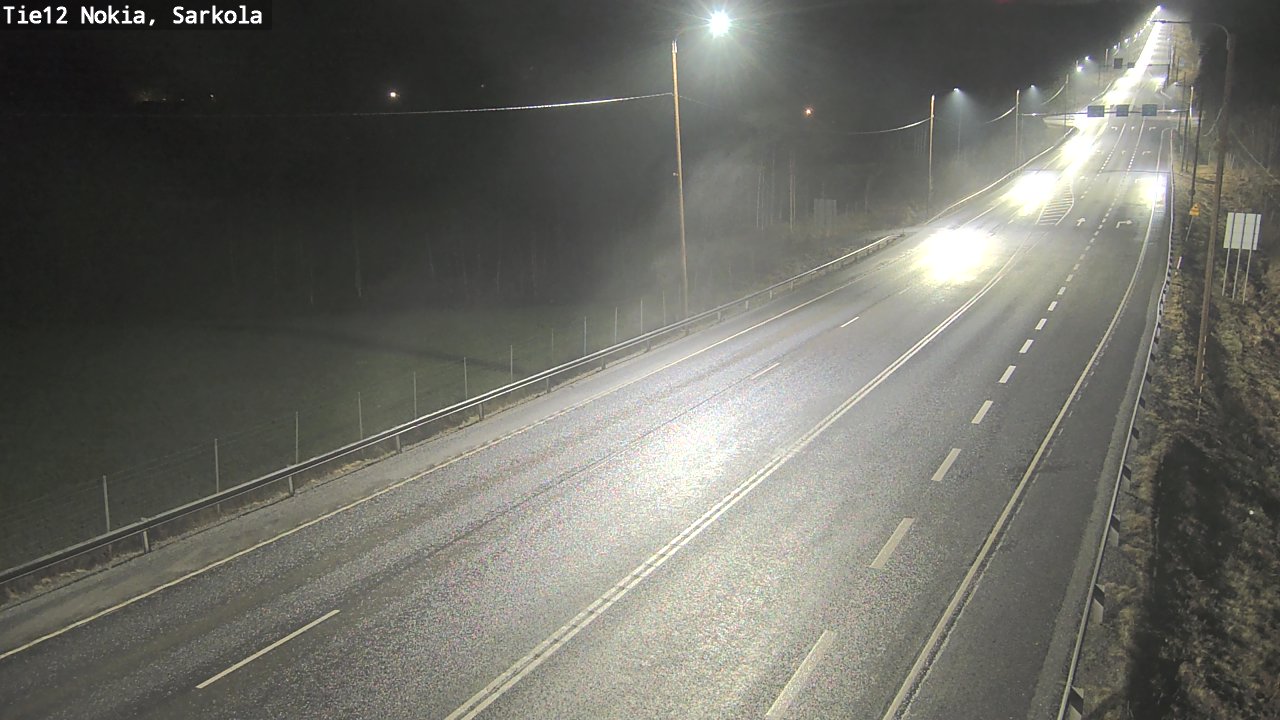 Weather Camera Image Väg 12 Nokia, Sarkola, Nokia, Pirkanmaa