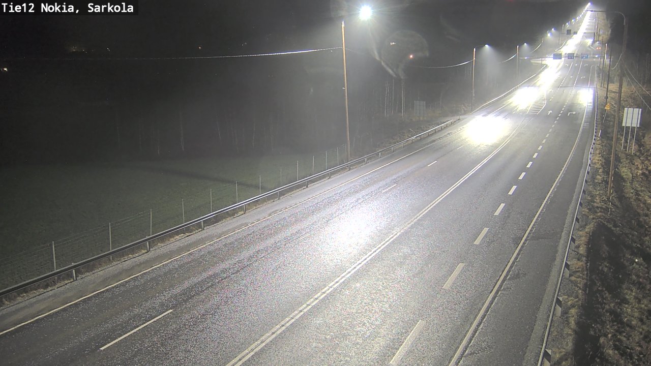 Weather Camera Image Väg 12 Nokia, Sarkola, Nokia, Pirkanmaa