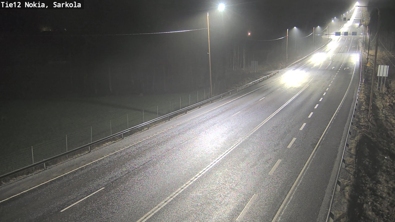 Weather Camera Image Road 12 Nokia, Sarkola, Nokia, Pirkanmaa