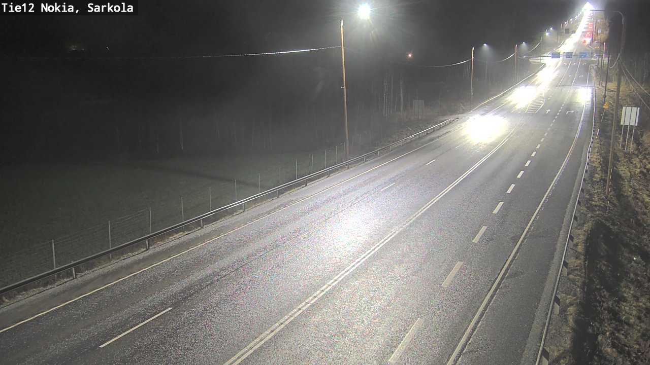 Weather Camera Image Road 12 Nokia, Sarkola, Nokia, Pirkanmaa