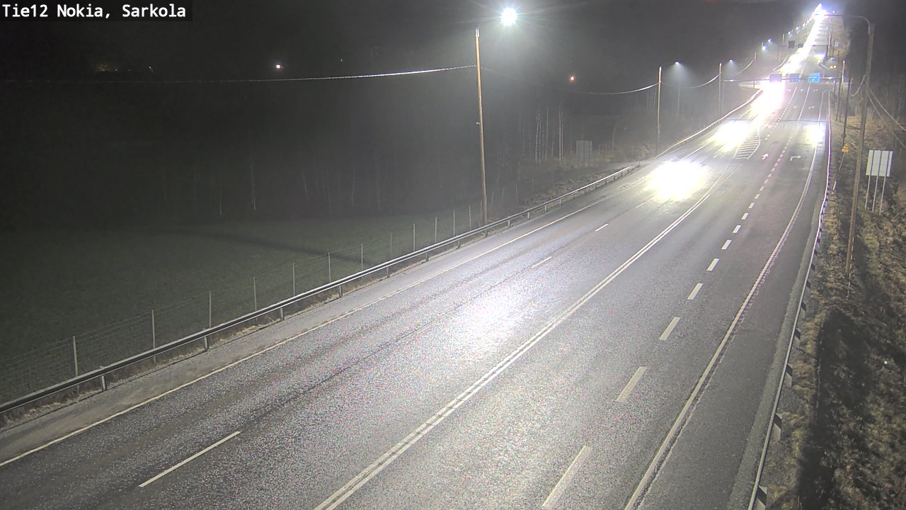 Weather Camera Image Väg 12 Nokia, Sarkola, Nokia, Pirkanmaa