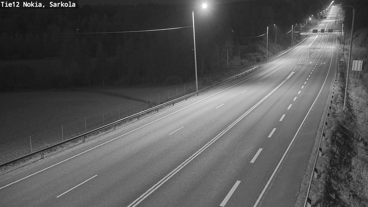 Weather Camera Image Väg 12 Nokia, Sarkola, Nokia, Pirkanmaa