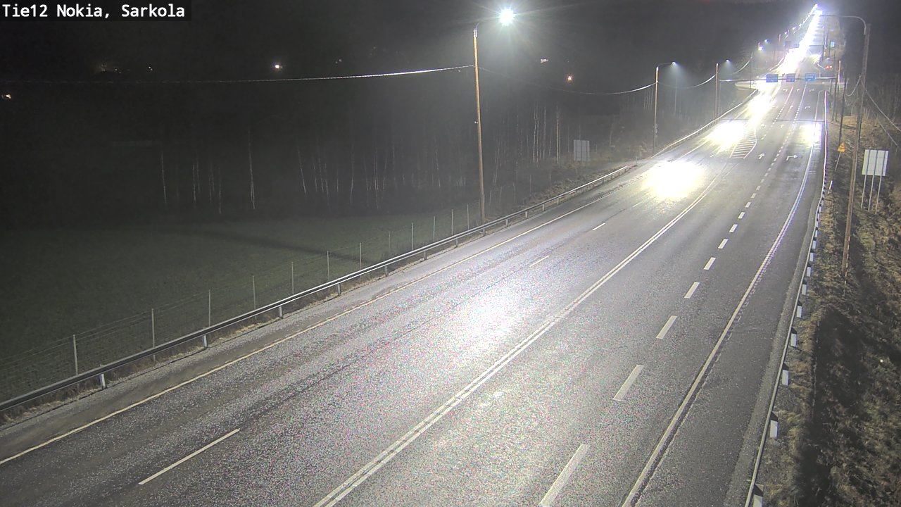 Weather Camera Image Väg 12 Nokia, Sarkola, Nokia, Pirkanmaa