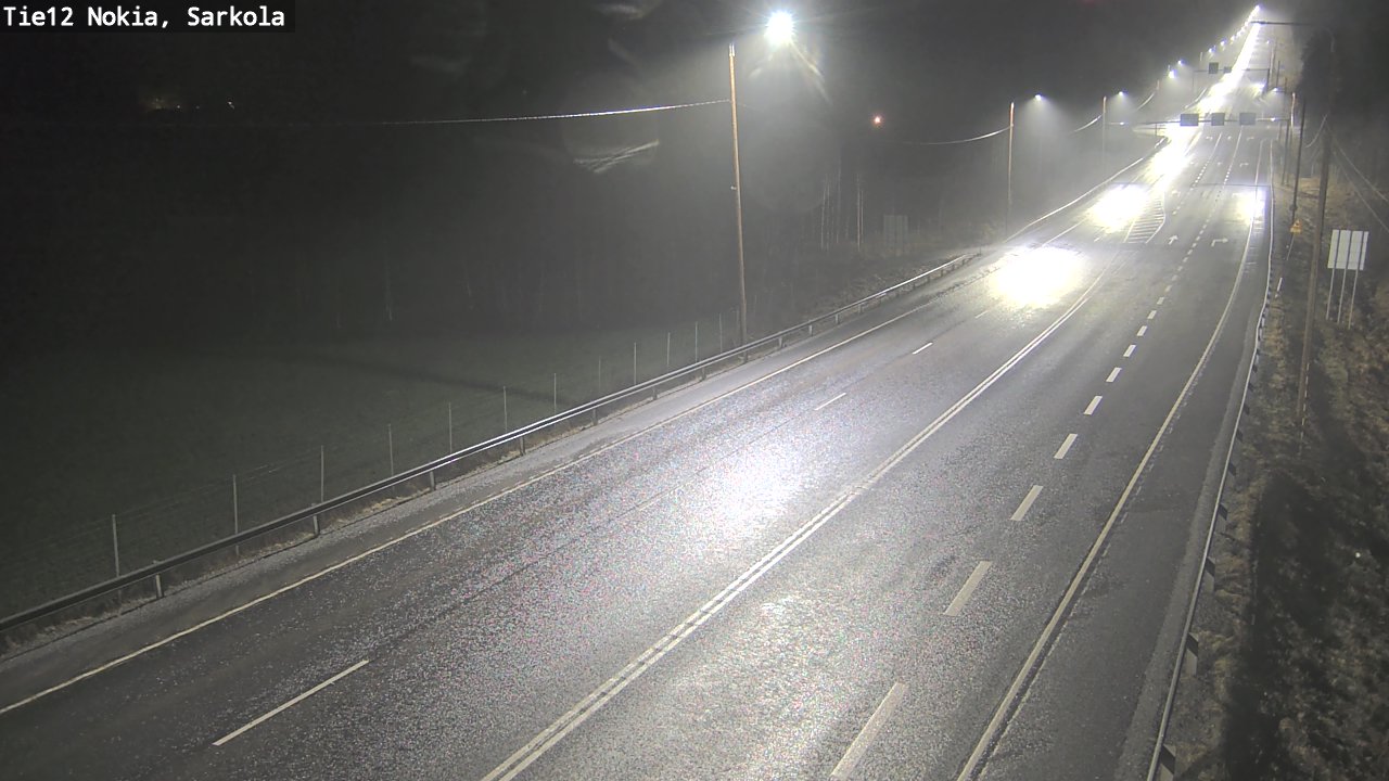 Weather Camera Image Väg 12 Nokia, Sarkola, Nokia, Pirkanmaa