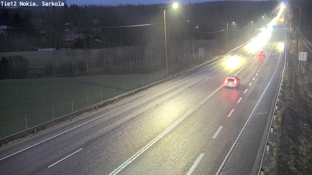 Weather Camera Image Väg 12 Nokia, Sarkola, Nokia, Pirkanmaa