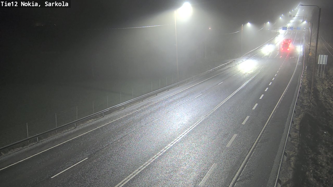 Weather Camera Image Road 12 Nokia, Sarkola, Nokia, Pirkanmaa