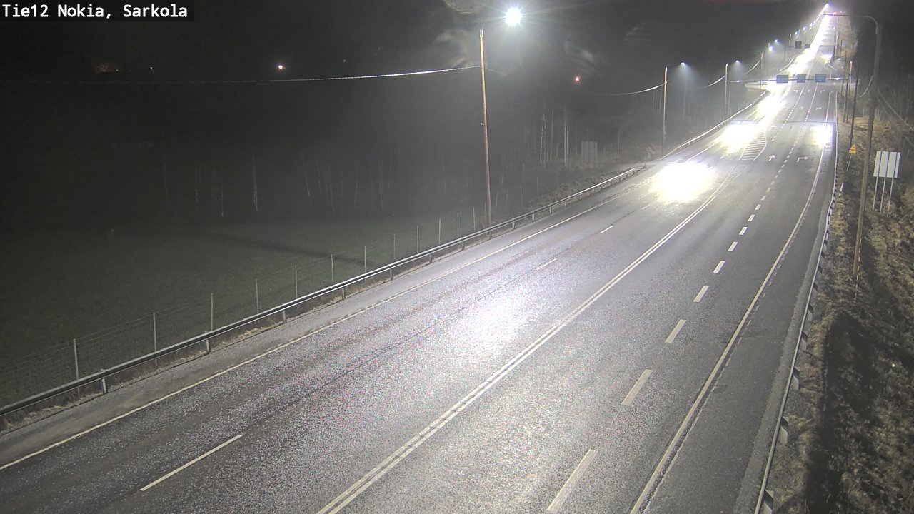 Weather Camera Image Väg 12 Nokia, Sarkola, Nokia, Pirkanmaa