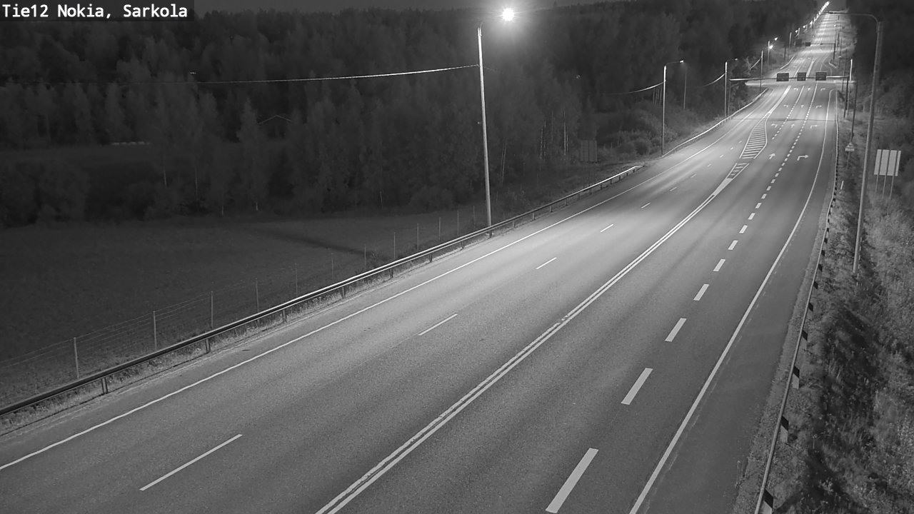 Weather Camera Image Väg 12 Nokia, Sarkola, Nokia, Pirkanmaa