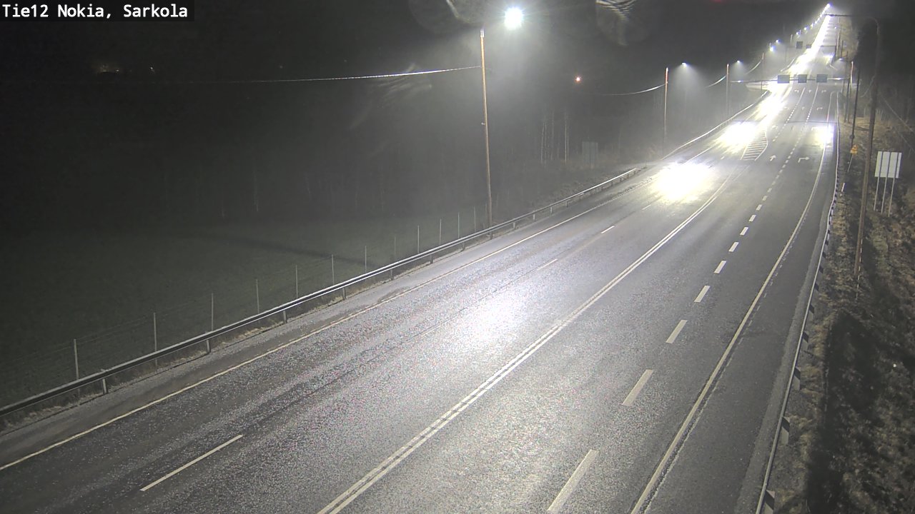 Weather Camera Image Väg 12 Nokia, Sarkola, Nokia, Pirkanmaa