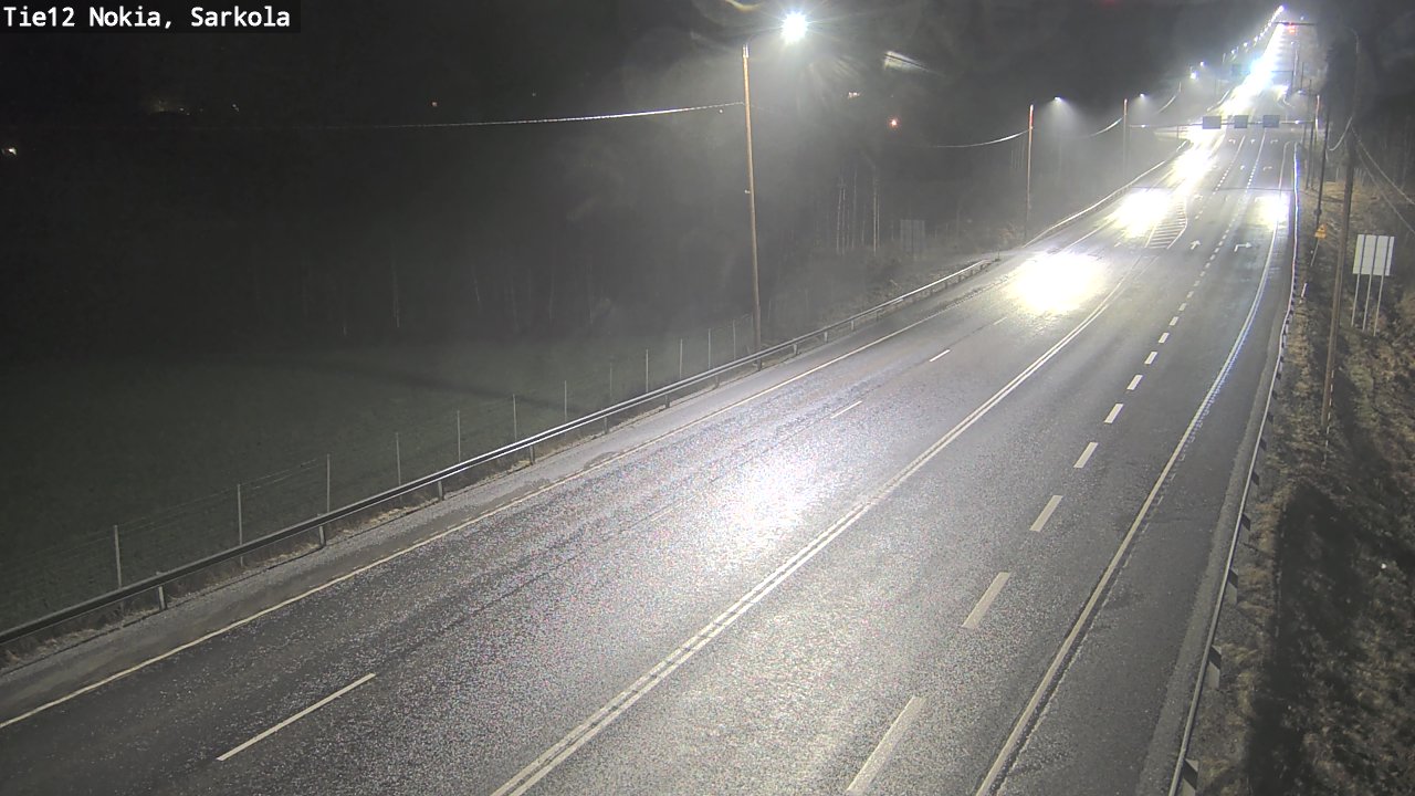 Weather Camera Image Väg 12 Nokia, Sarkola, Nokia, Pirkanmaa