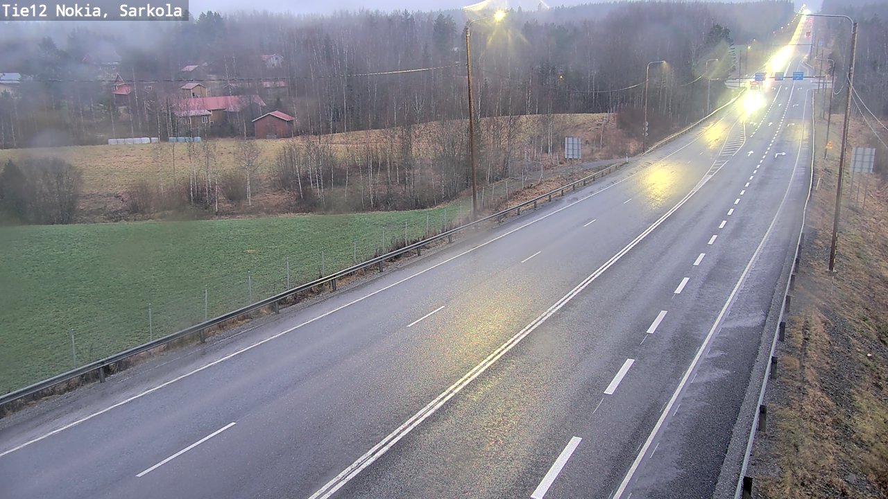 Weather Camera Image Väg 12 Nokia, Sarkola, Nokia, Pirkanmaa
